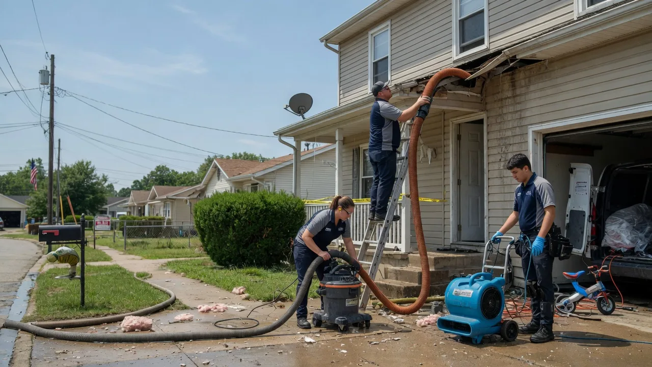 Water Damage Restoration in Sublime, TX near me